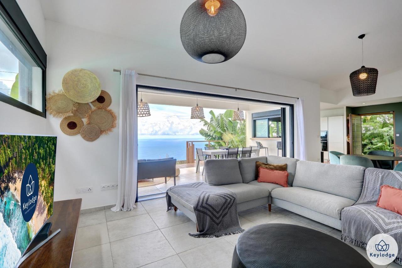 Villa Paloma 4 Etoiles Avec Piscine Et Vue Exceptionnelle Sur L'Ocean A Saint-Leu Kültér fotó