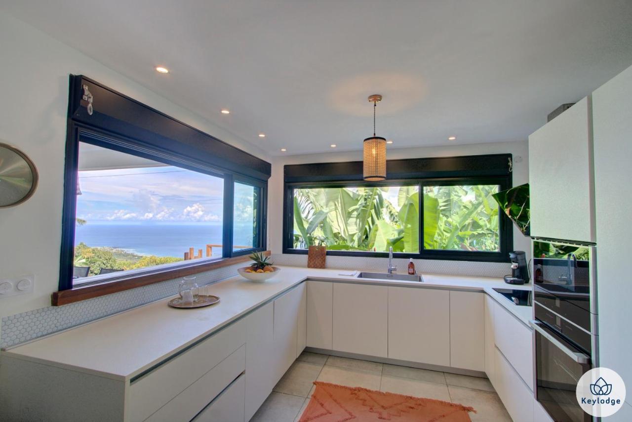 Villa Paloma 4 Etoiles Avec Piscine Et Vue Exceptionnelle Sur L'Ocean A Saint-Leu Kültér fotó