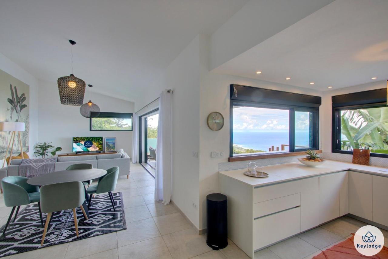 Villa Paloma 4 Etoiles Avec Piscine Et Vue Exceptionnelle Sur L'Ocean A Saint-Leu Kültér fotó
